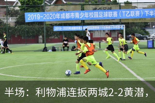 半场：利物浦连扳两城2-2黄潜，范戴克送大礼，麦卡利斯特、阿劳霍破门